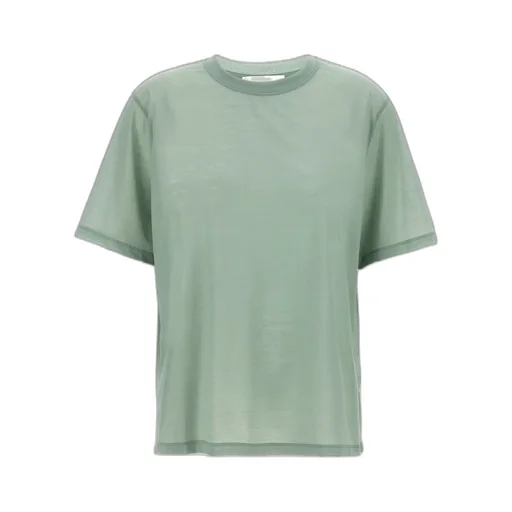 Victoria Beckham Logo Embroidered Crewneck T-Shirt
