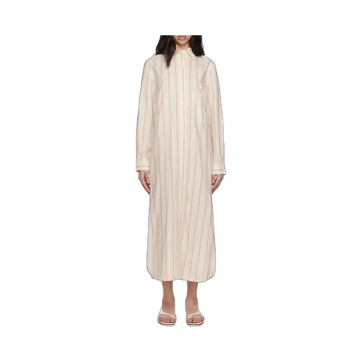 TotÊMe Striped Buttoned Dress