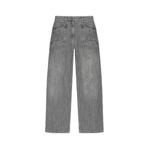 Belt Loop Denim Trousers