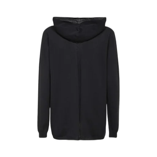Organic-Cotton Fine-Knit Hoodie