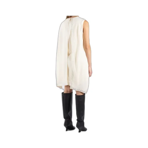 Cape-Detail Mini Dress