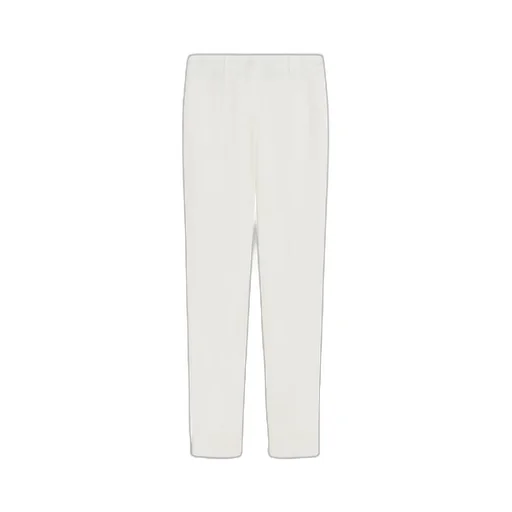 Flared Viscose And Linen Twill Trousers