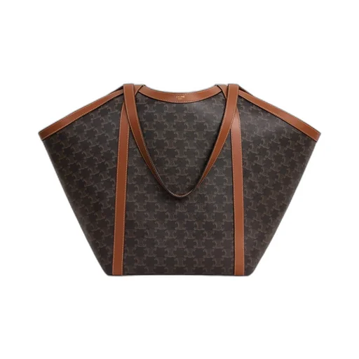 Large Cabas In Triomphe Canvas And Calfskin