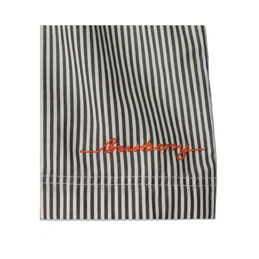 Striped Cotton Shorts