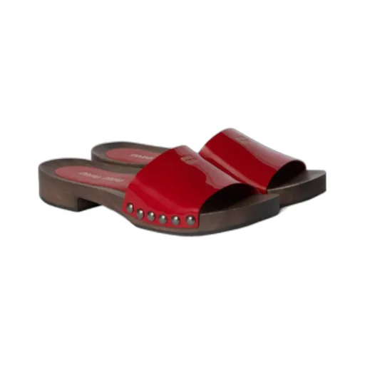 Patent Leather Clogs