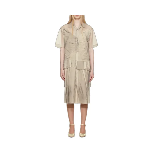 Panelled Midi Dress