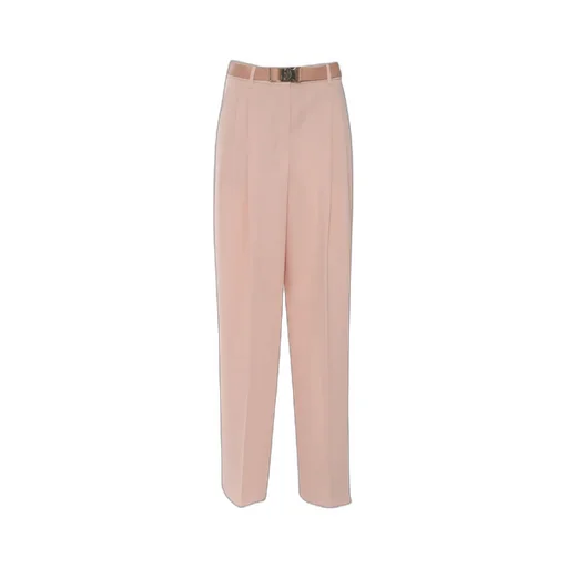 Max Mara Studio Neottia Belted Wide Leg Trousers
