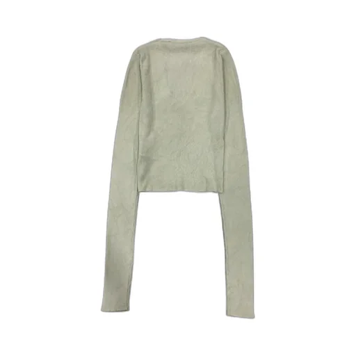 V-Neck Cropped Sweater