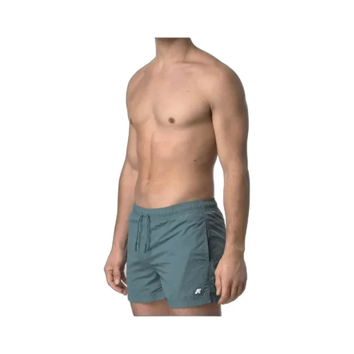 Drawstring Waist Swim Shorts