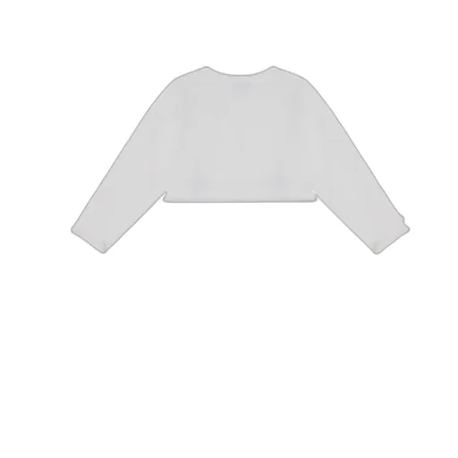 Short Wrap Cardigan White Milk
