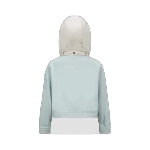 Moncler Enfant Esme Hooded Denim Jacket
