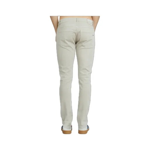 Denim Trousers With Belt Loops