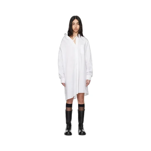 Halina Dropped Shoulder Shirt Minidress