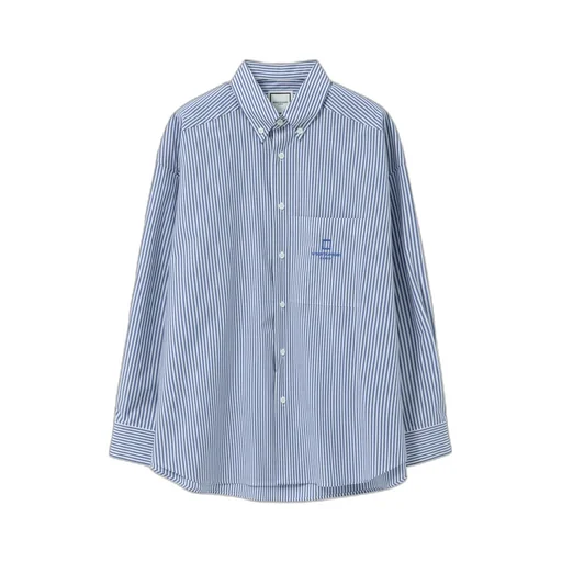 Striped Button-Down Shirt