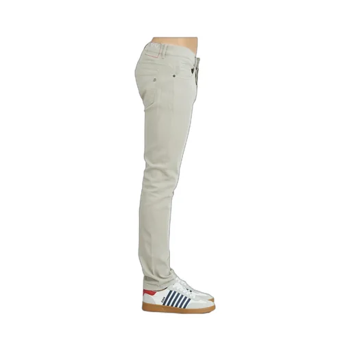 Denim Trousers With Belt Loops