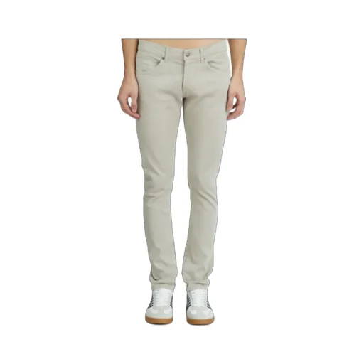 Denim Trousers With Belt Loops