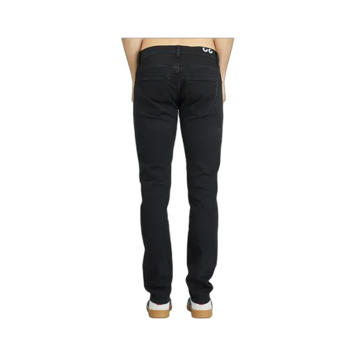 Denim Trousers With Belt Loops