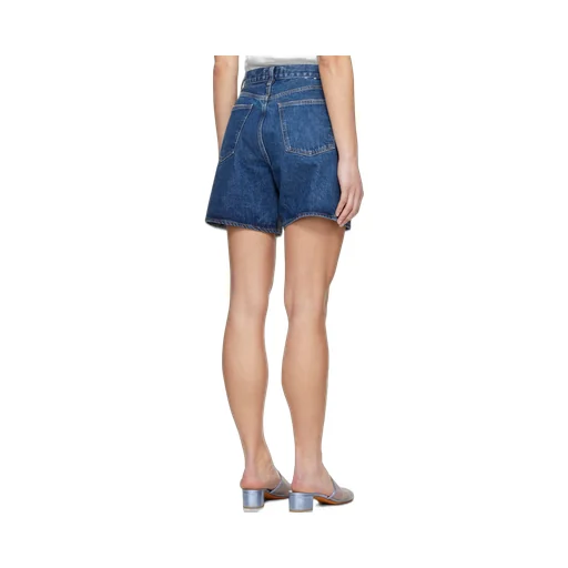 Denim Shorts With Belt Loops