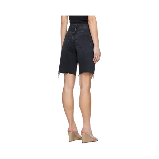 Denim Shorts With Belt Loops