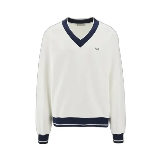 1989 Studio V-Neck Trimmed Sweater
