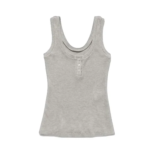 1989 Studio Ribbed Henley Tank Top