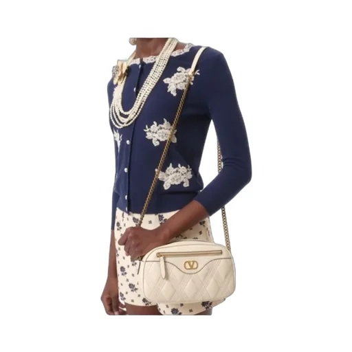 Embroidered Wool And Lace Cardigan