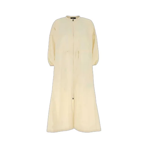 Herno Drawstring Waist Crewneck Dress