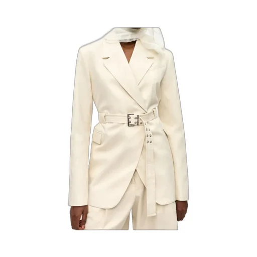 Ganni Belted Tailored Blazer