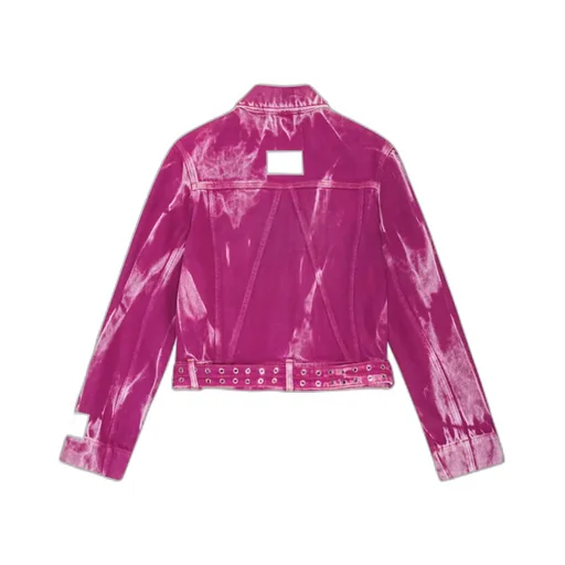 Purple Overdyed Denim Jacket