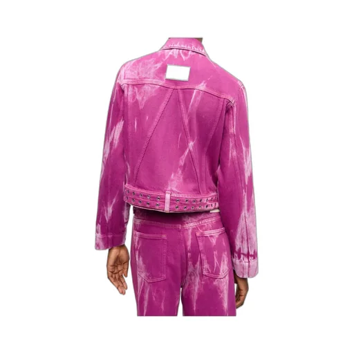 Purple Overdyed Denim Jacket