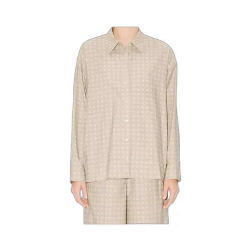 Kenzo Weave Dropped Twill Shoulder Shirt