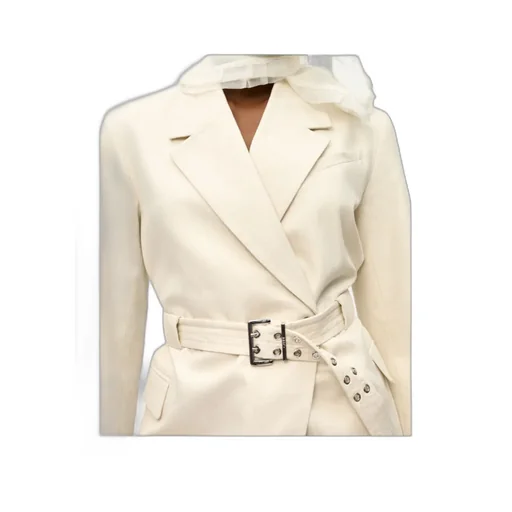 Ganni Belted Tailored Blazer