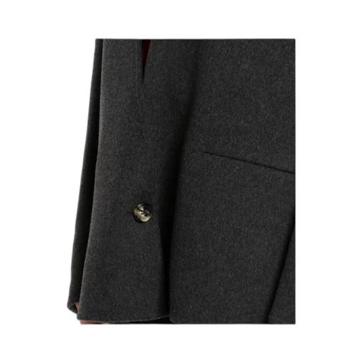 V-Neck Long Sleeve Suit Jacket