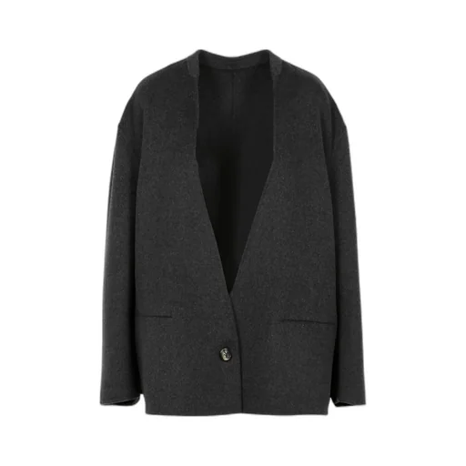 V-Neck Long Sleeve Suit Jacket