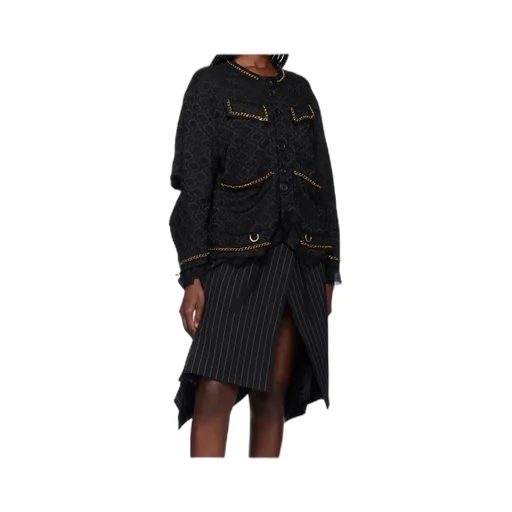 Patterned-Jacquard Jacket