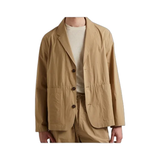 Three-Button Patch-Pocket Jacket