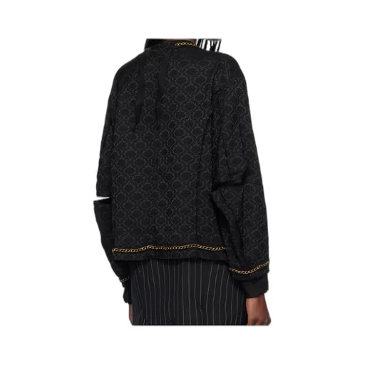 Patterned-Jacquard Jacket