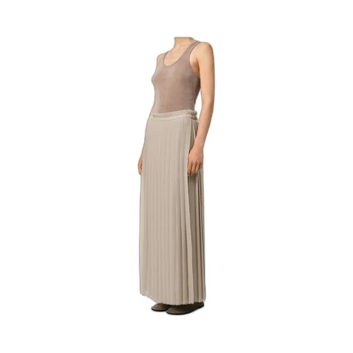 Ami Paris Pleated Maxi Skirt