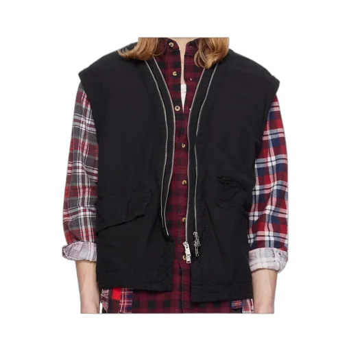 Undercover Double-Zipped V-Neck Vest