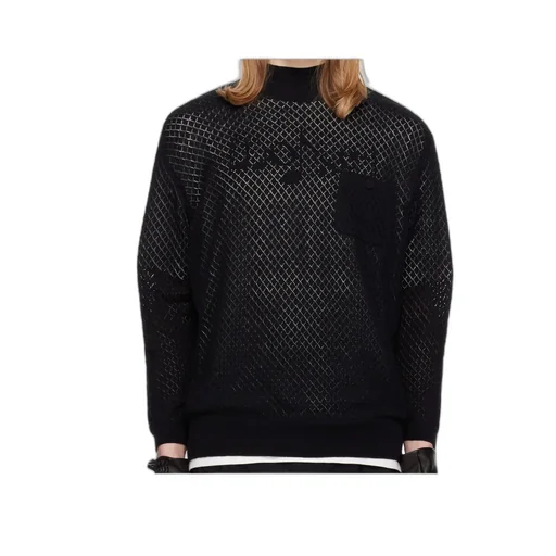 Knitted Mesh Sweater