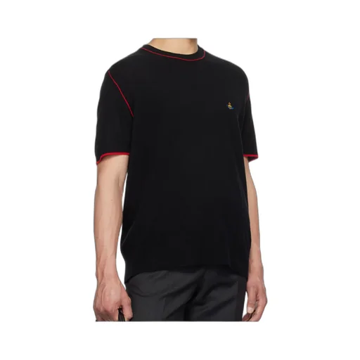 Alex Contrast-Stitched Short-Sleeves T-Shirt