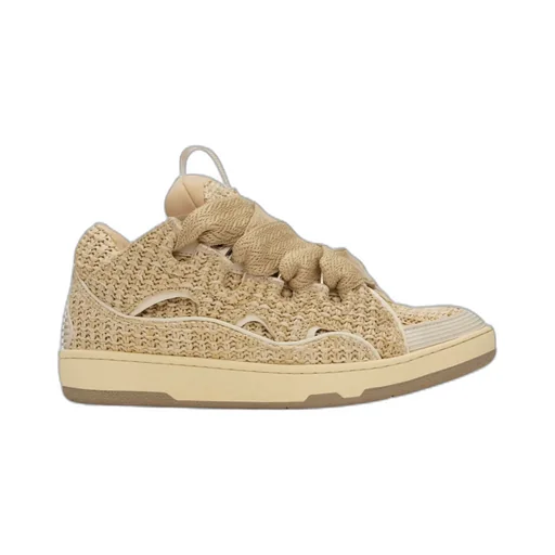 Curb Raffia Sneakers