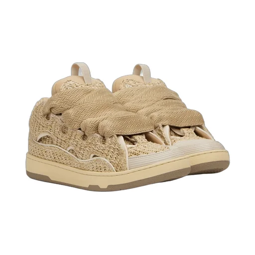 Curb Raffia Sneakers
