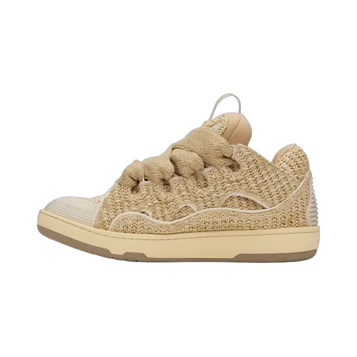 Curb Raffia Sneakers