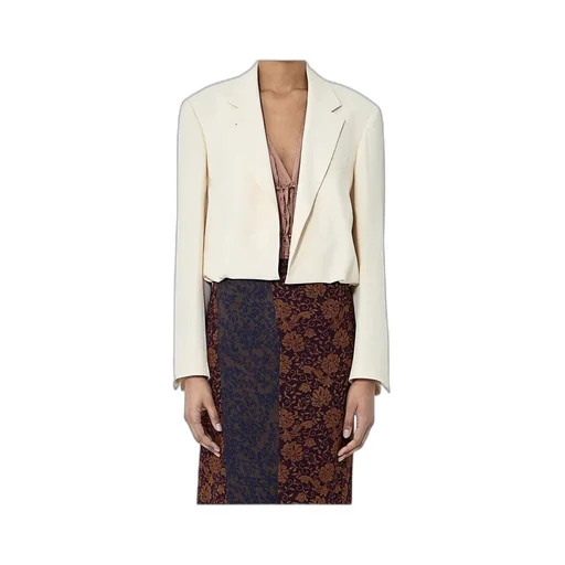 Crop Single-Breasted Blazer
