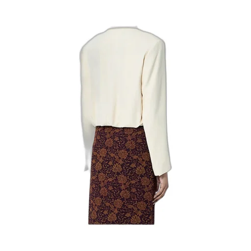 Crop Single-Breasted Blazer