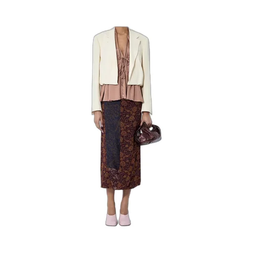 Crop Single-Breasted Blazer