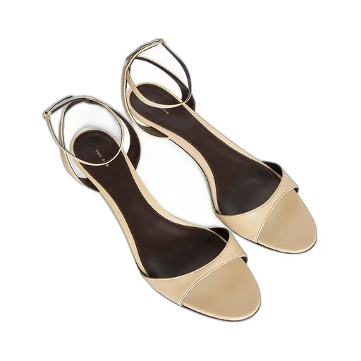 Round-Headed High-Heeled Sandals