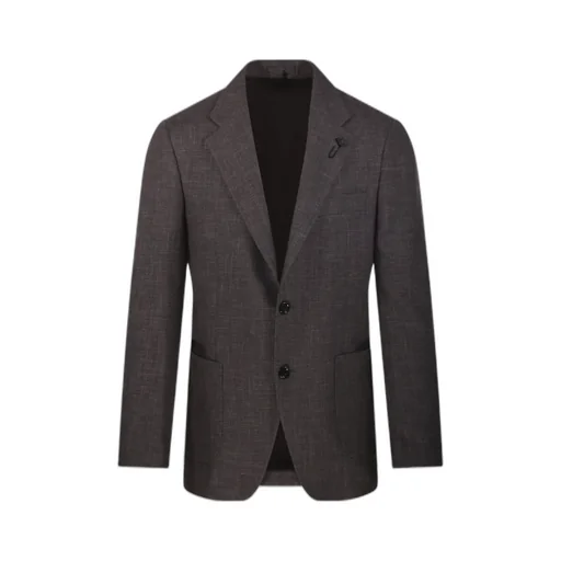 Lardini Single-Breasted Textured Blazer