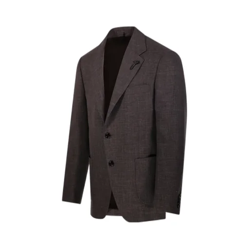 Lardini Single-Breasted Textured Blazer